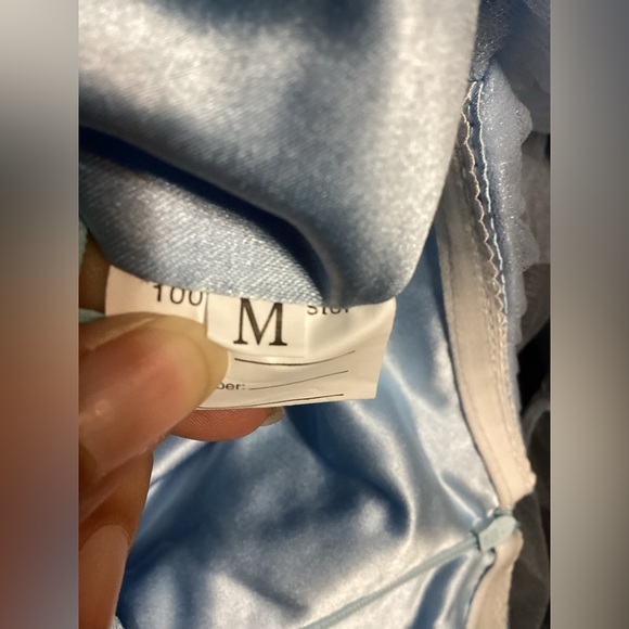 Pregnant photos blue dress size medium - Picture 9 of 11